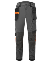 Portwest EV4 Stretch Detachable Holster Trousers - Grey