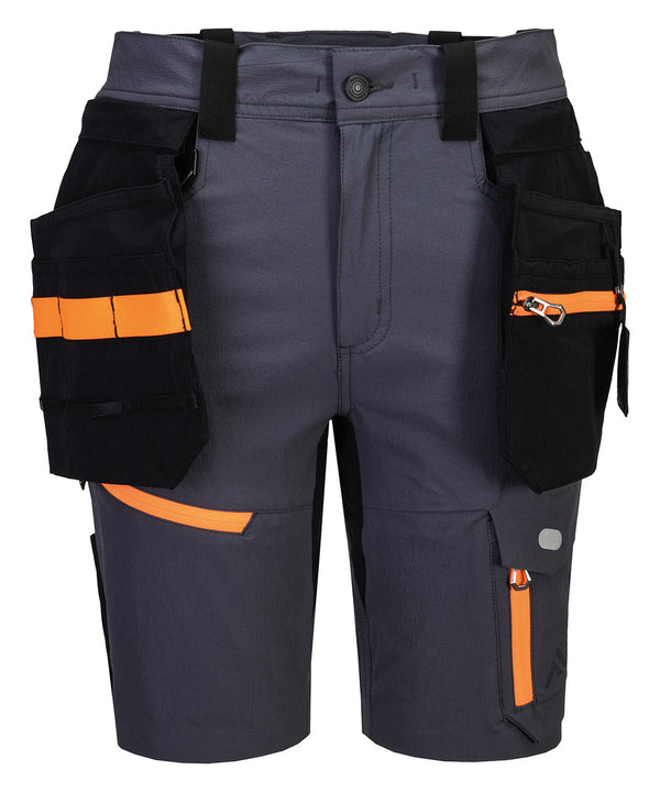 Portwest EV4 Lightweight Detachable Holster Shorts - Grey