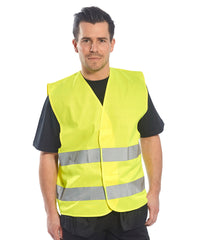Portwest Hi-vis Two-band Vest - Orange