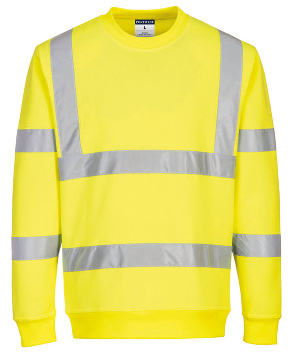 Portwest Eco Hi-vis Sweatshirt - Yellow