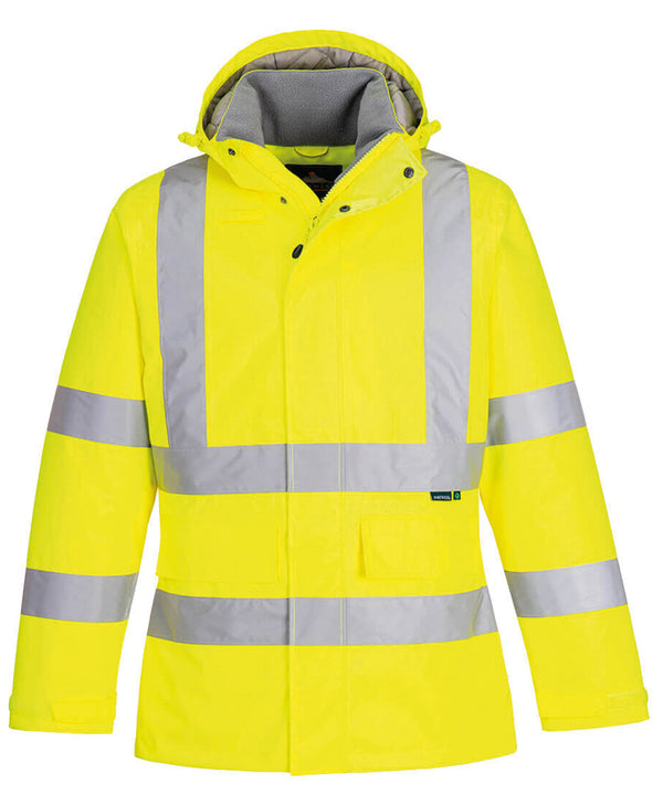 Portwest Eco Hi-vis Winter Jacket - Yellow