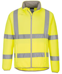 Portwest Eco Hi-vis Fleece Jacket - Yellow