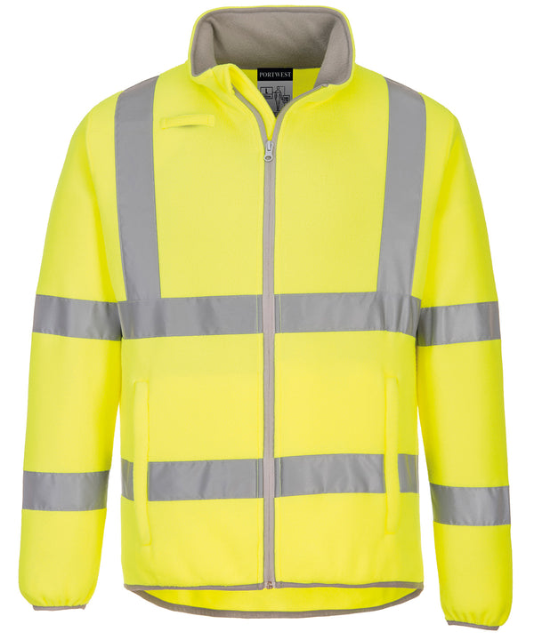 Portwest Eco Hi-vis Fleece Jacket - Yellow