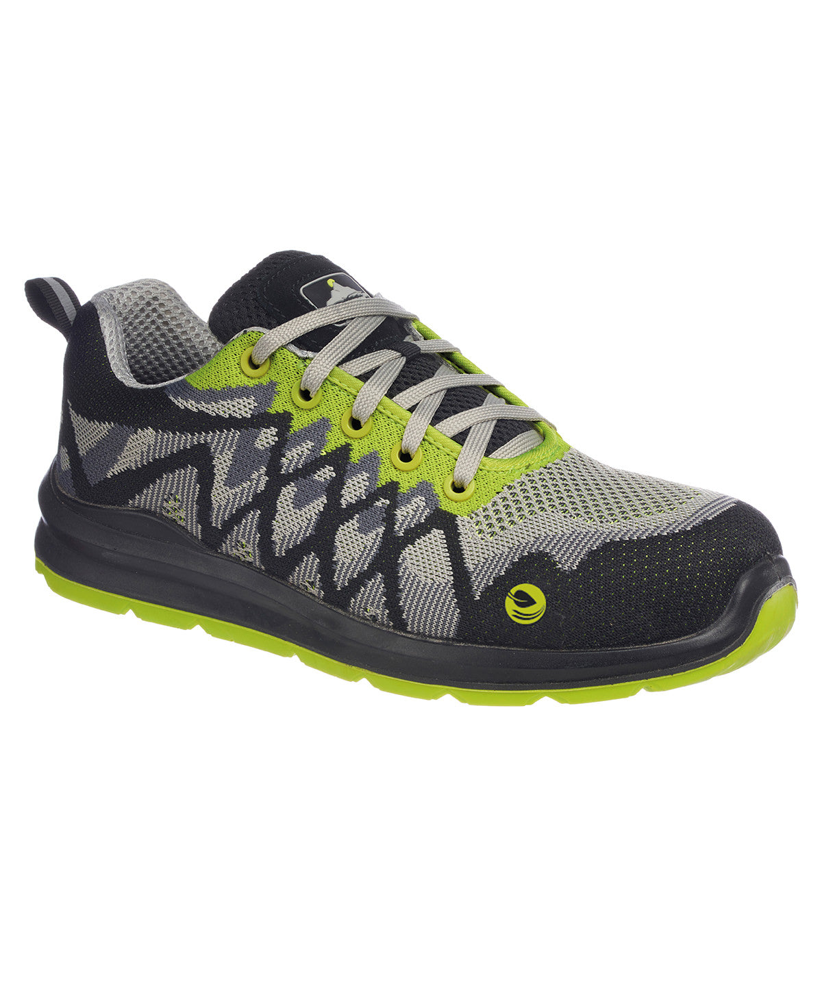 Portwest Composite Lite Eco Safety Trainers - Black/Yellow