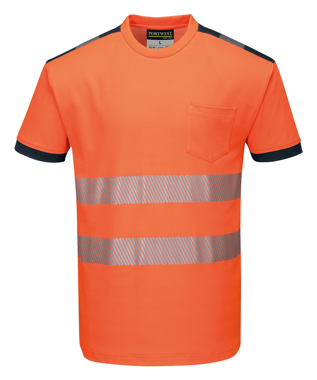 Portwest PW3 Hi-vis T-shirt - Orange/Black