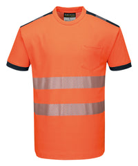 Portwest PW3 Hi-vis T-shirt - Orange/Black