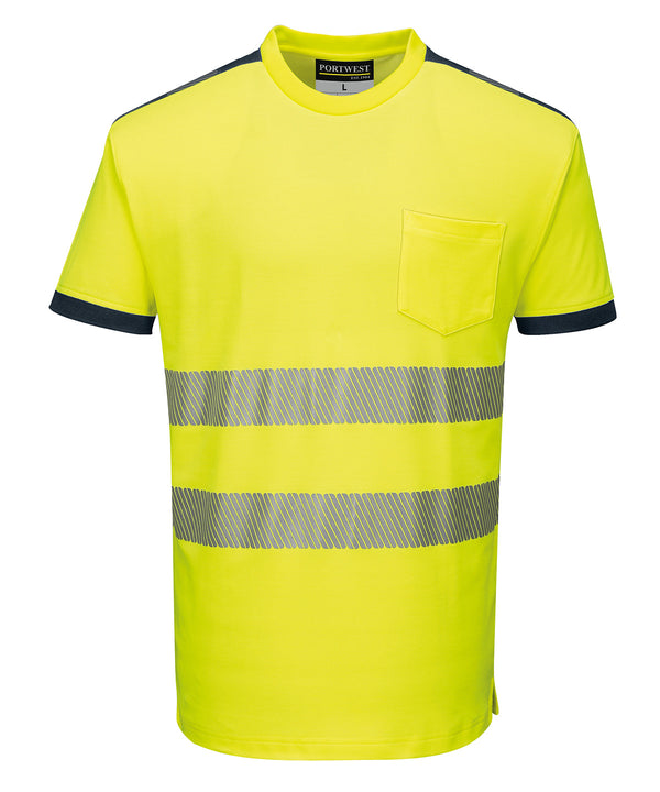 Portwest PW3 Hi-vis T-shirt - Yellow/Black