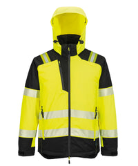 Portwest PW3 Hi-vis Winter Jacket - Yellow/Black