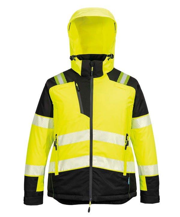 Portwest Women’s PW3 Hi-vis Winter Jacket - Yellow/Black