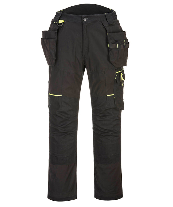 Portwest WX3 Eco Stretch Holster Trousers (T706) Active Fit - Black