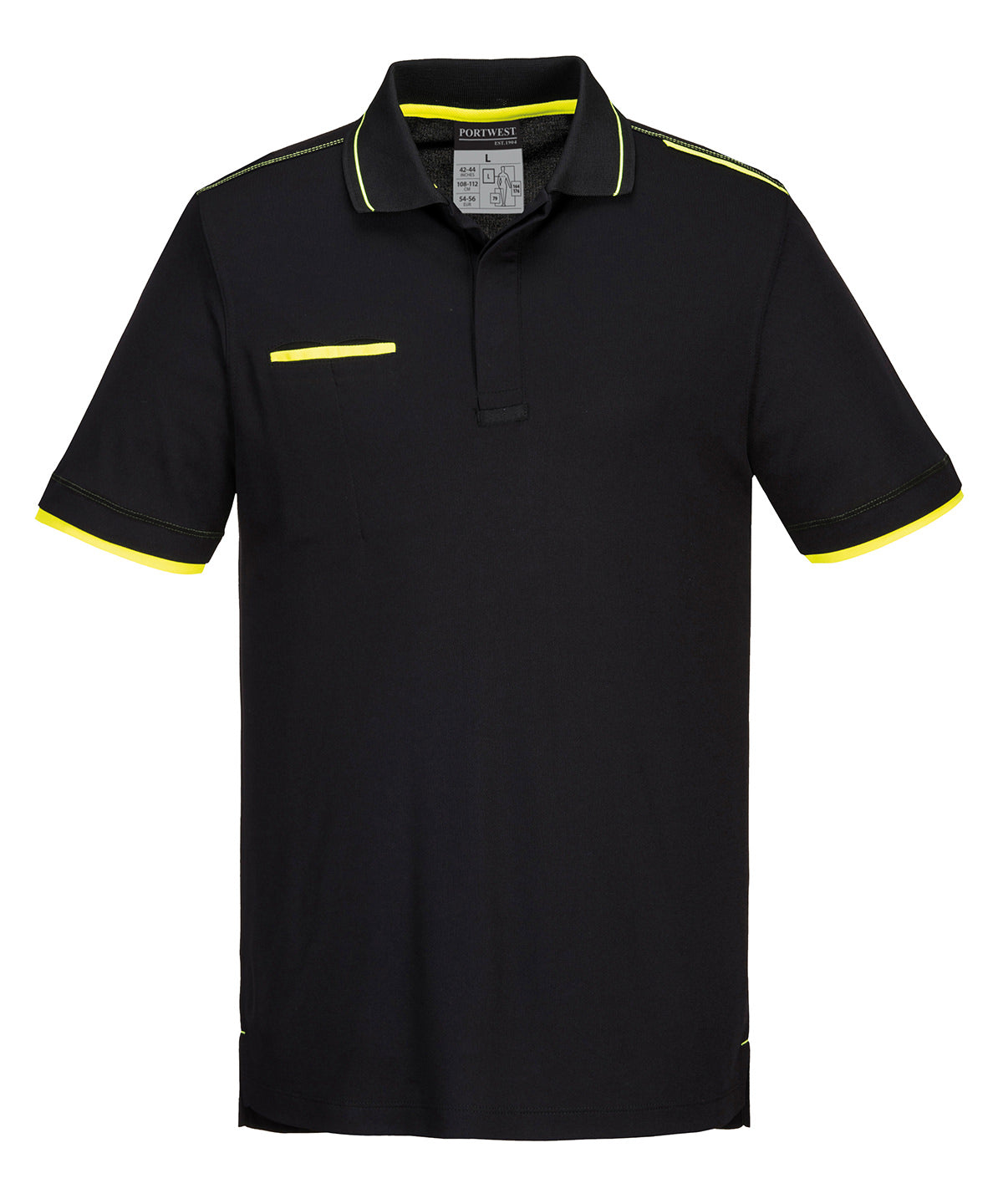 Portwest WX3 Eco Polo Shirt - Black