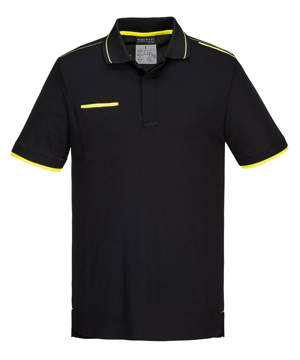Portwest WX3 Eco Polo Shirt - Black