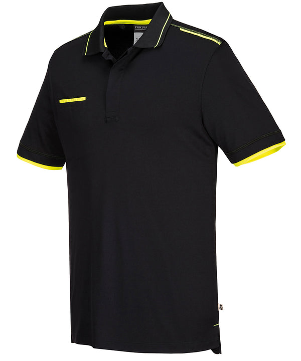 Portwest WX3 Eco Polo Shirt - Black