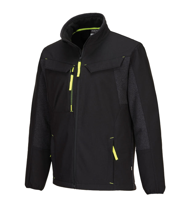 Portwest WX3 Eco Hybrid Softshell Jacket - Black