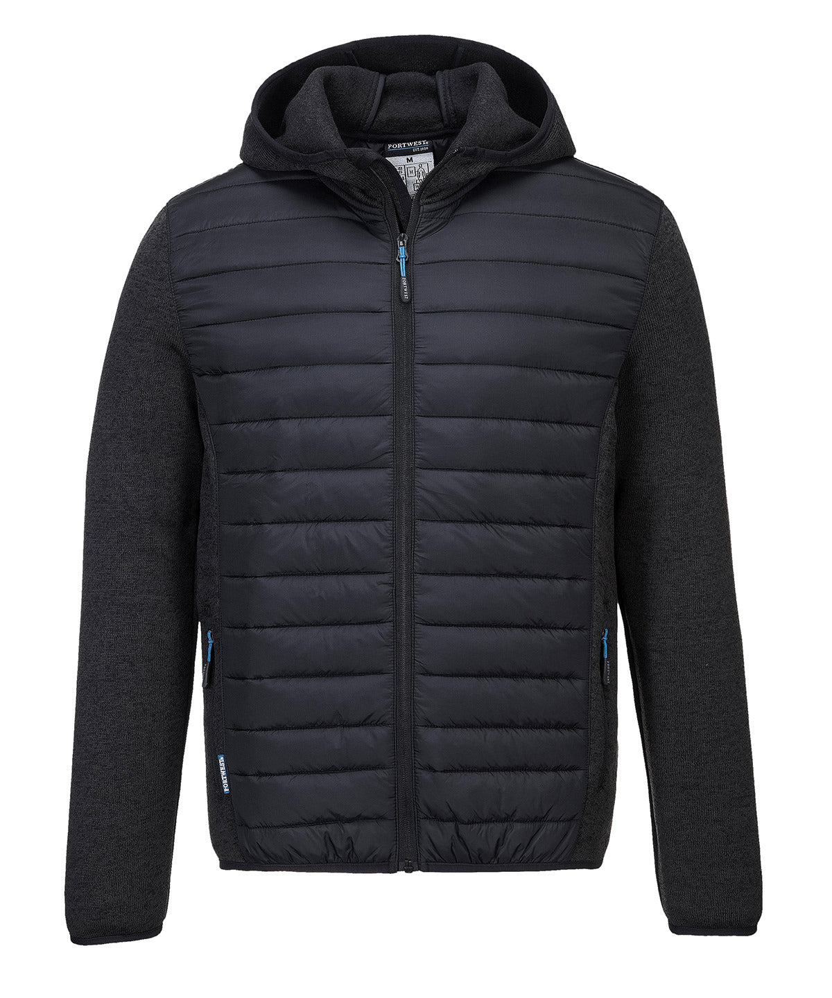 Portwest KX3 Hybrid Baffle Jacket - Grey Marl