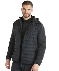 Portwest KX3 Hybrid Baffle Jacket - Grey Marl