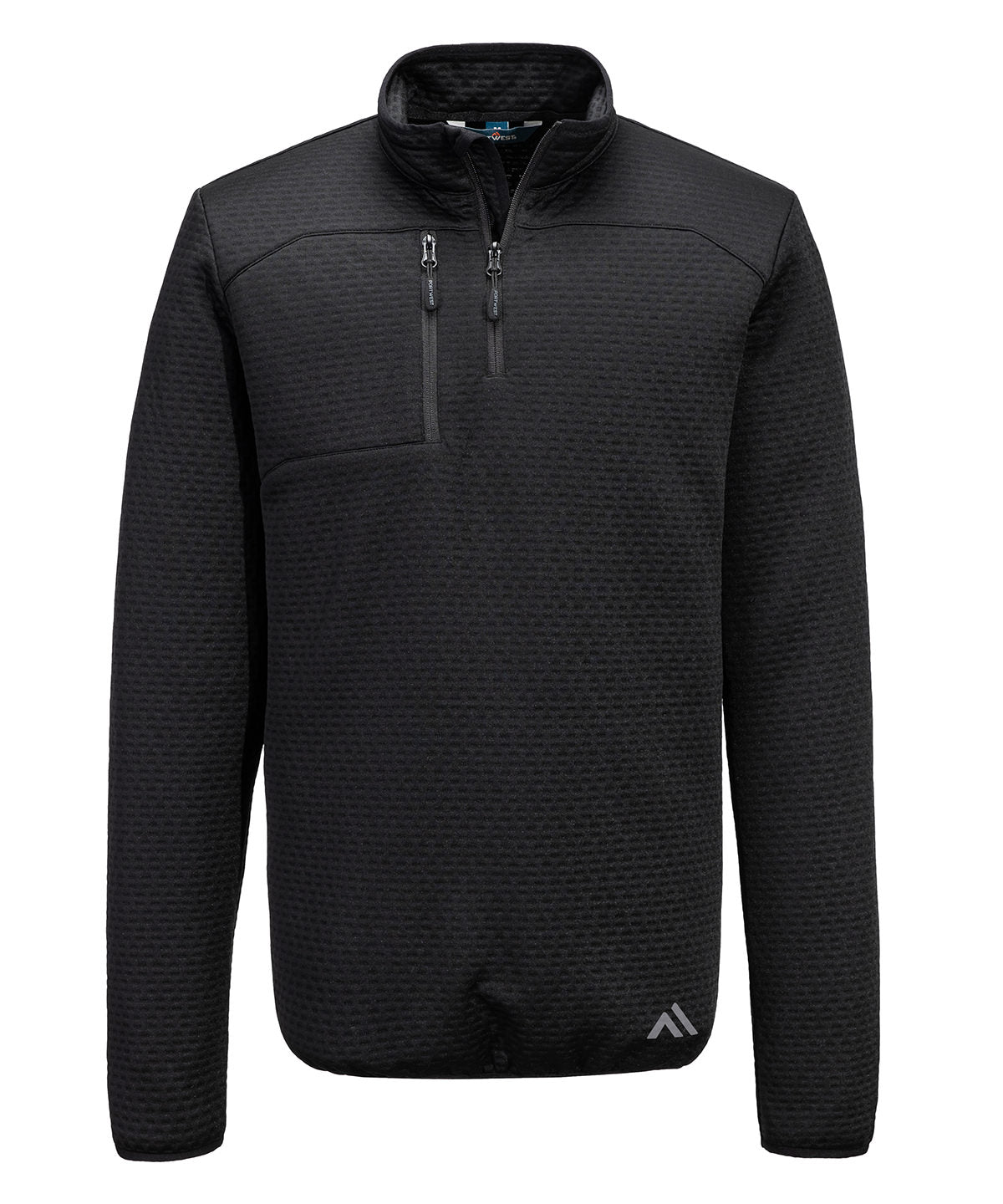 Portwest KX3 Sport Textured ¼-zip Sweatshirt - Black