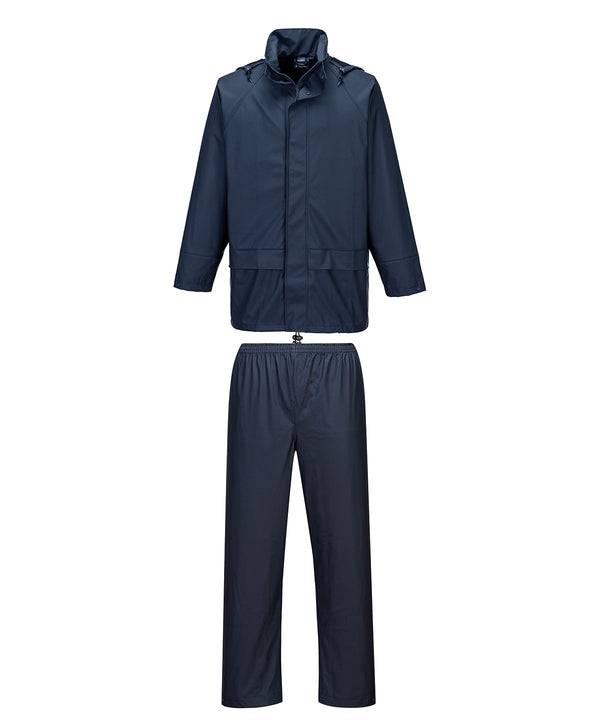Portwest Sealtex Essential Rainsuit (two-piece Suit) - Navy