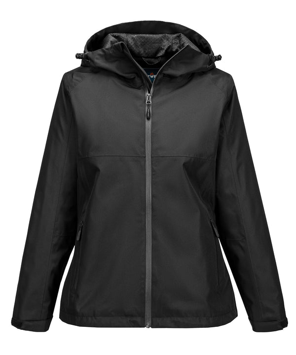 Portwest Women’s Professional Rain Jacket - Black