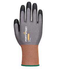 Portwest Ct Cut C21 Nitrile Gloves - Grey/Black