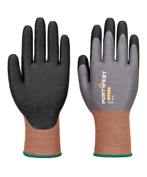 Portwest Ct Cut C21 Nitrile Gloves - Grey/Black