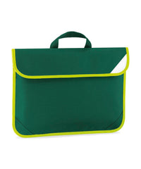 Quadra Enhanced-viz Book Bag - Bottle Green