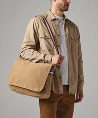 Quadra Vintage Canvas Despatch Bag - Sahara