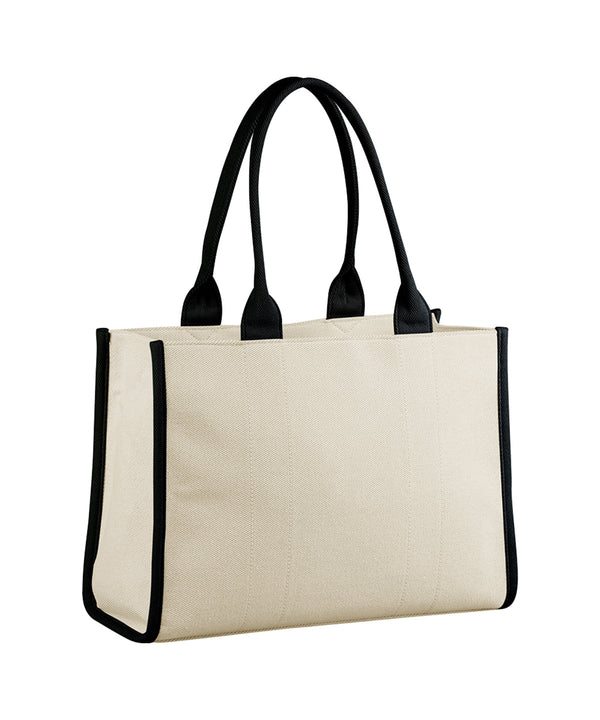 Quadra Puerto Large Tote - Natural/Black