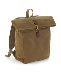 Quadra Heritage Waxed Canvas Backpack - Desert Sand