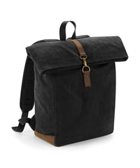 Quadra Heritage Waxed Canvas Backpack - Black