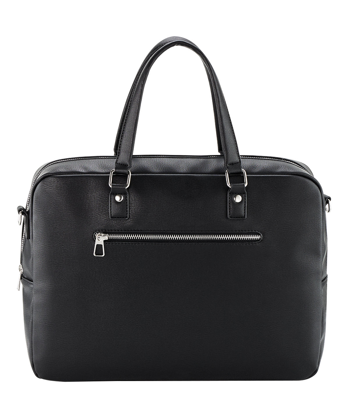 Quadra Tailored Luxe PU Briefcase - Black