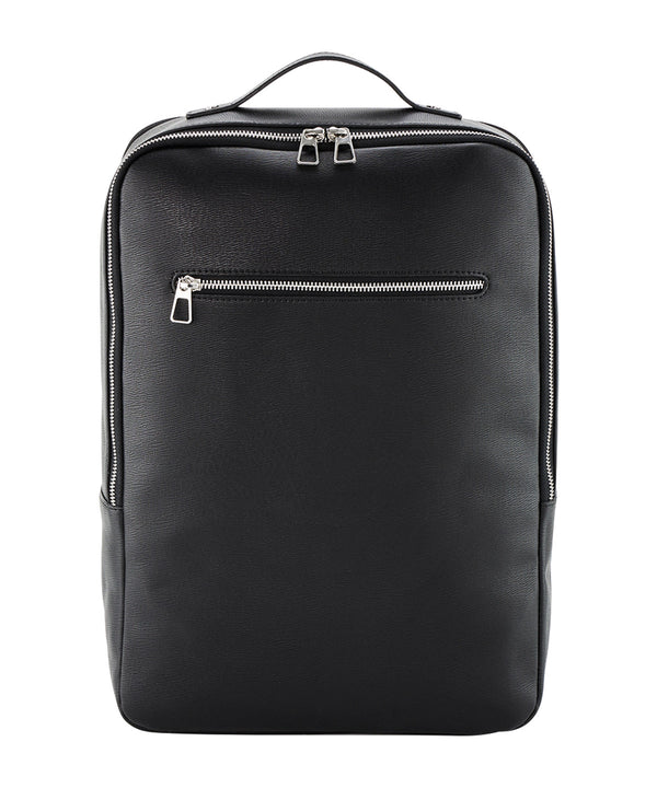 Quadra Tailored Luxe PU Backpack - Black