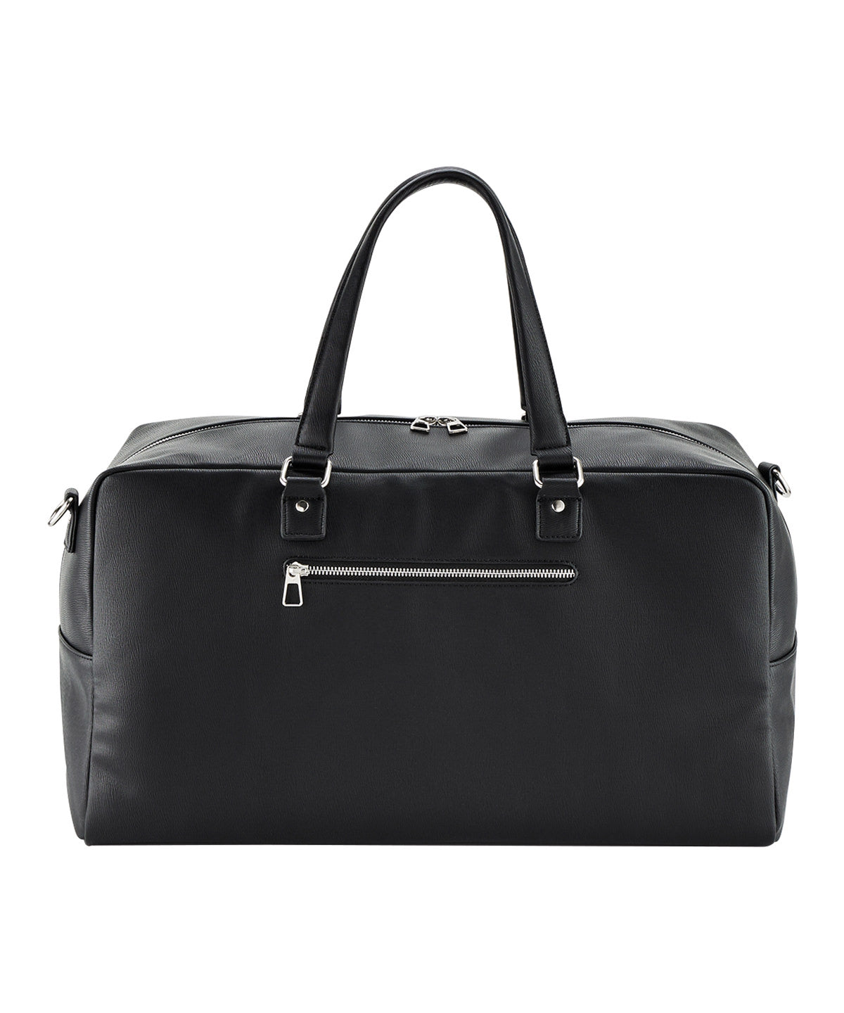 Quadra Tailored Luxe PU Weekender - Black