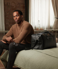 Quadra Tailored Luxe PU Wash Bag - Black