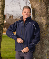 Result Hooded Softshell Jacket - Black