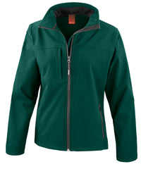 Result Women's Classic Softshell Jacket - Bottle Green