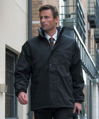 Result Recycled StormDri 6000 Coat - Black/Grey
