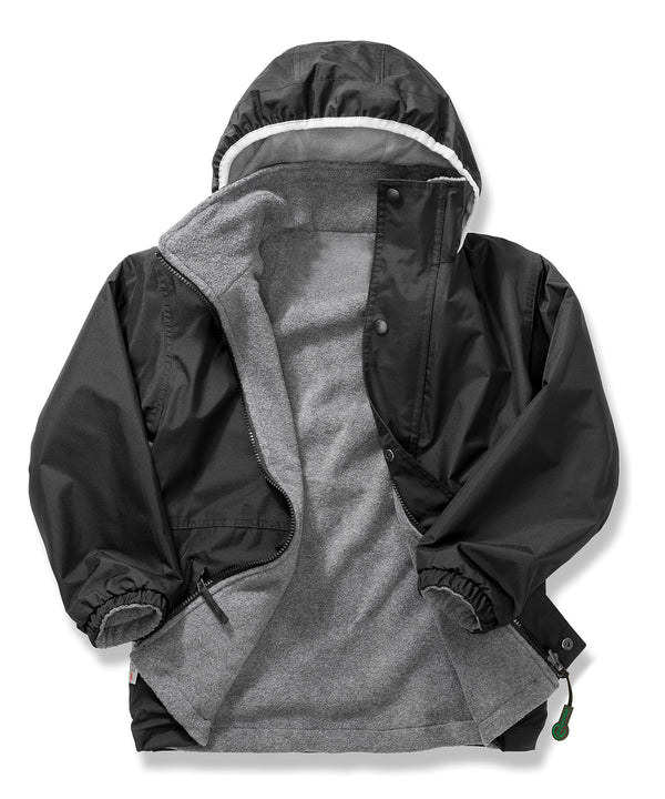 Result Junior & Youth Recycled StormDri 6000 Coat - Black/Grey