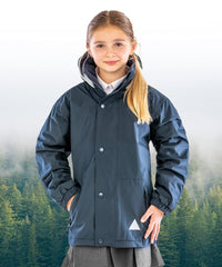 Result Junior & Youth Recycled StormDri 6000 Coat - Black/Grey