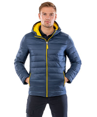 Resulturbanoutdoor Urban Snow Bird Hooded Jacket - Black/Lime