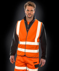 Result Core Safety Motorway Vest - Fluorescent Orange