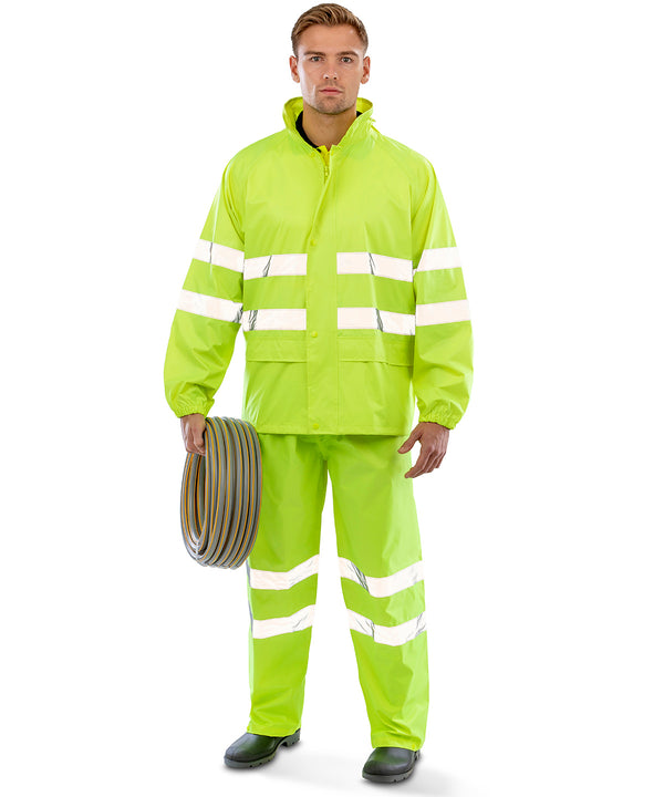 Result High-viz Waterproof Suit - Yellow