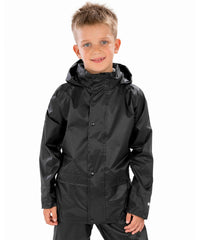 Result Core Junior Rain Jacket - Black