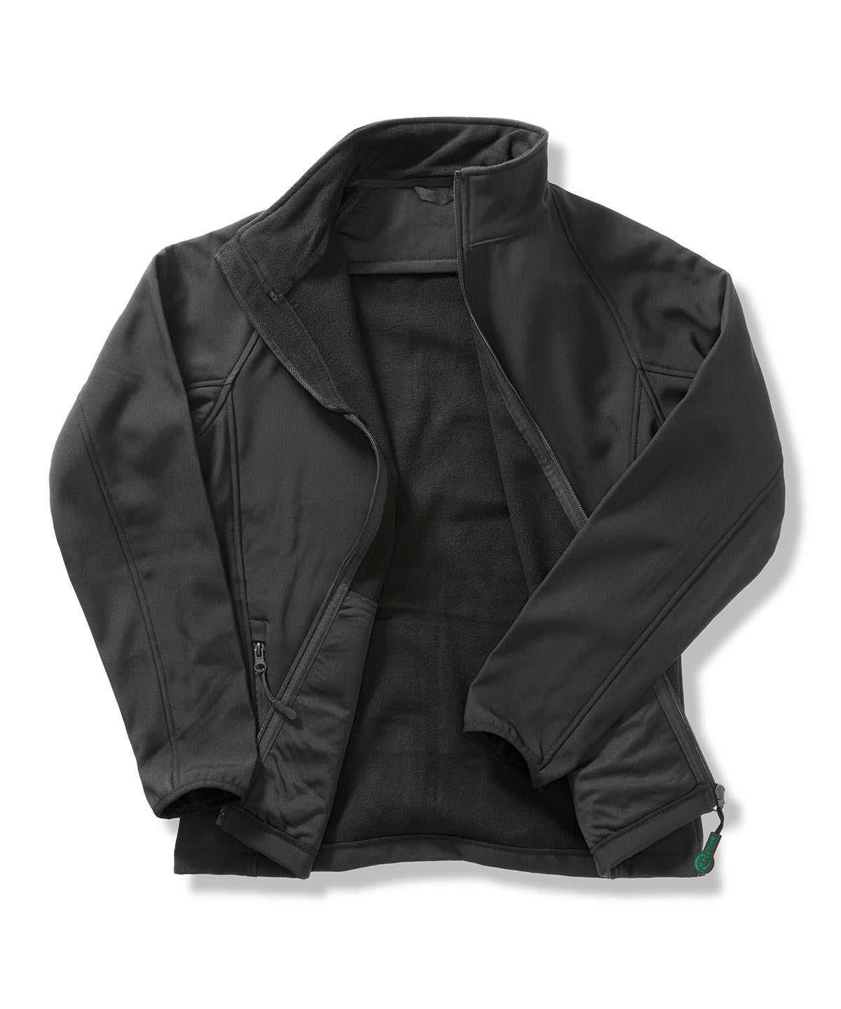 Result Women's Core Printable Softshell Jacket - Black/Black