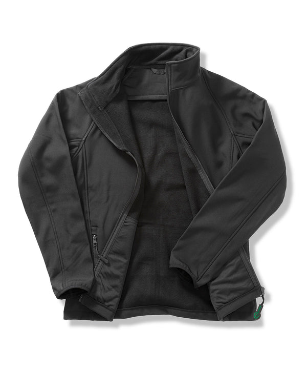 Result Women's Core Printable Softshell Jacket - Black/Black