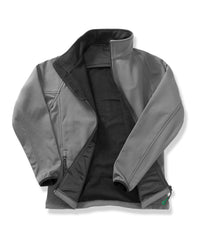 Result Women's Core Printable Softshell Jacket - Charcoal/Black