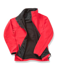 Result Women's Core Printable Softshell Jacket - Red/Black