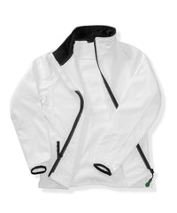 Result Women's Core Printable Softshell Jacket - White/Black