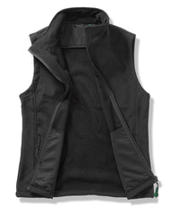 Result Women's Printable Softshell Bodywarmer - Black/Black