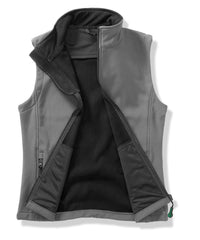 Result Women's Printable Softshell Bodywarmer - Charcoal/Black